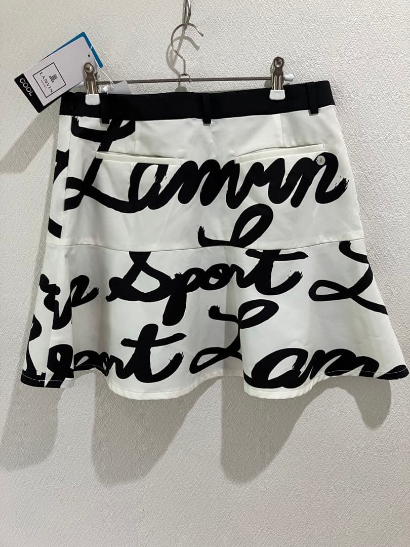 ランバン スカート 吸汗速乾 サンスクリーン ストレッチ UVカット 新品40