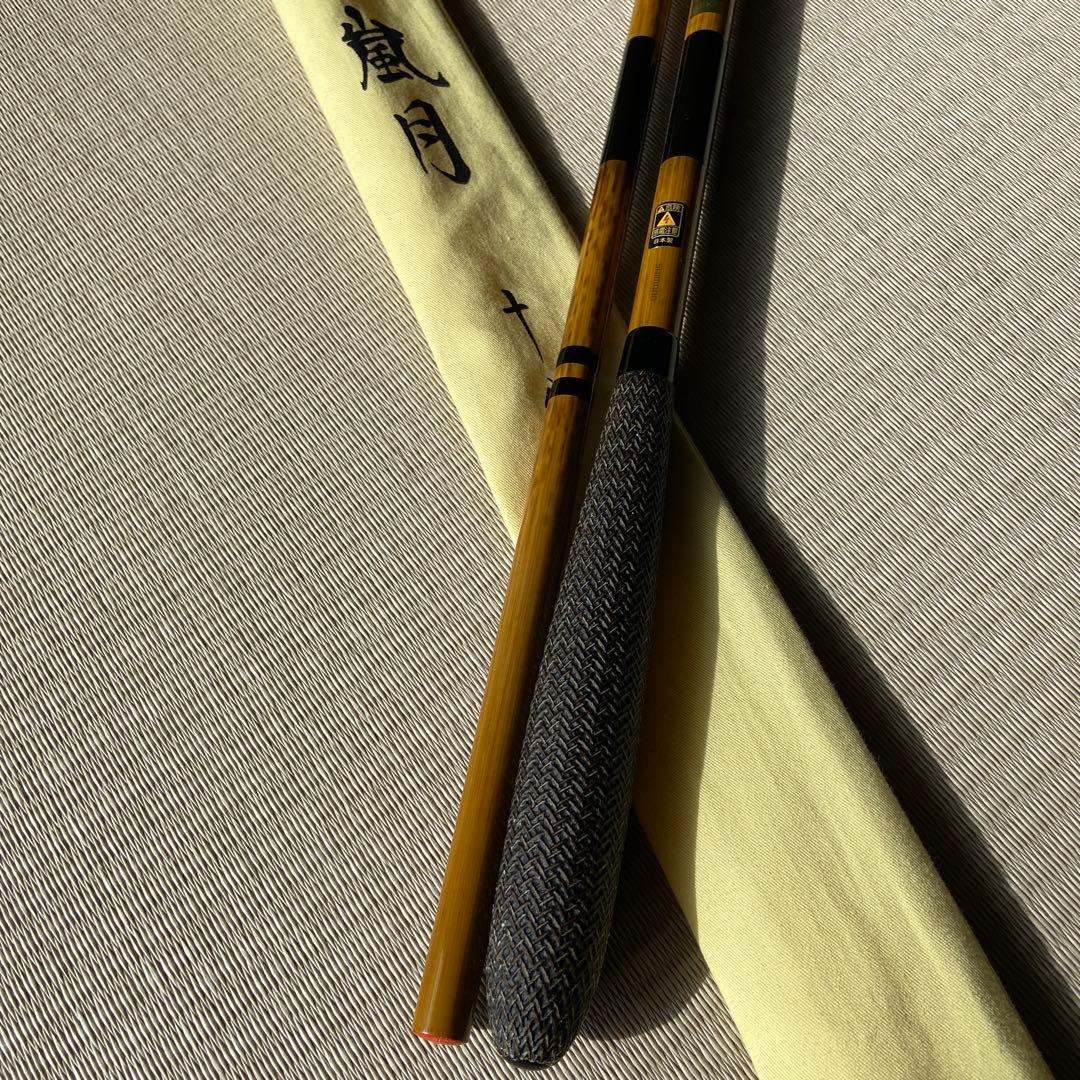 へら竿　朱紋峰 嵐月 18尺