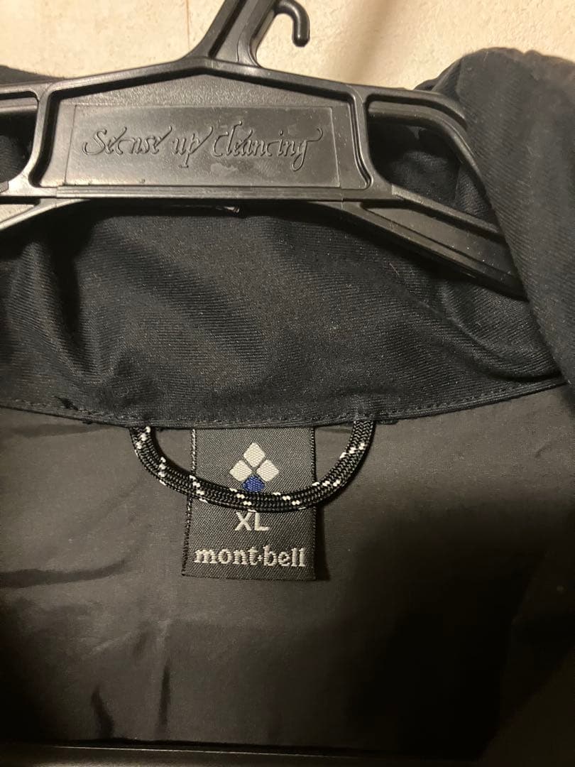 『美品』モンベル ライトアルパインダウン XLブラック EX 800FP