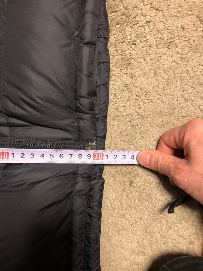 『美品』モンベル ライトアルパインダウン XLブラック EX 800FP