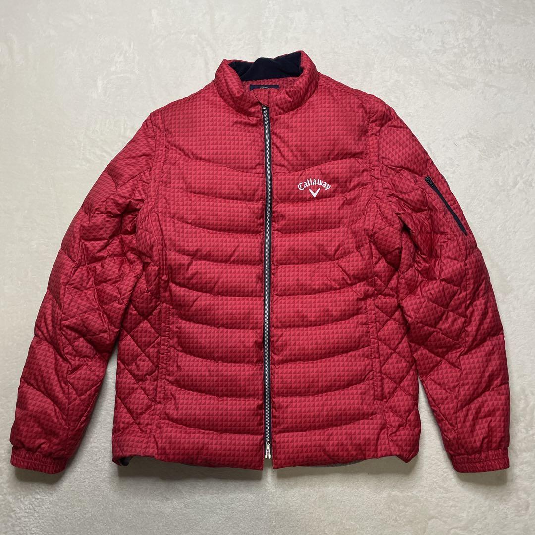 【美品】Callaway ダウン　ジャケット　ベスト　ドローコード　2way