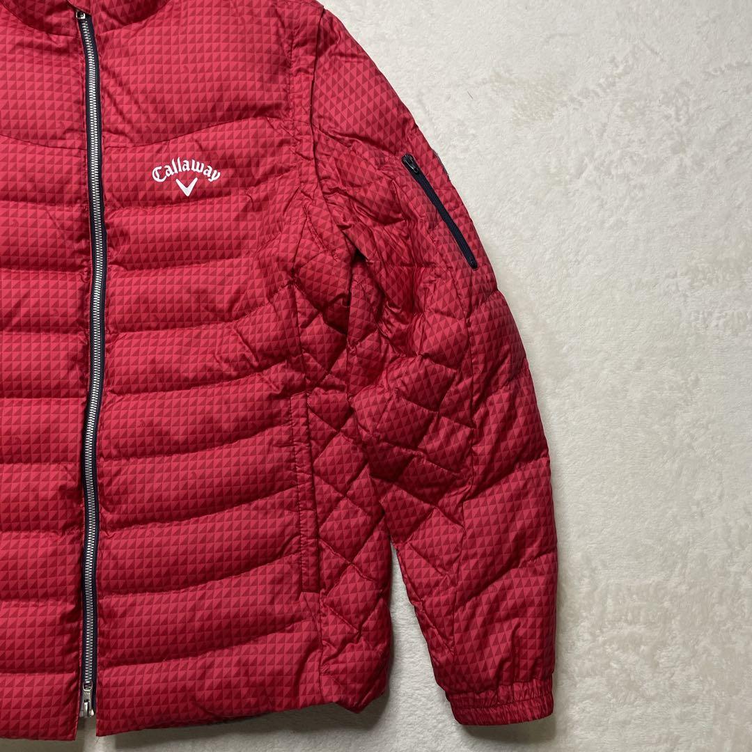 【美品】Callaway ダウン　ジャケット　ベスト　ドローコード　2way