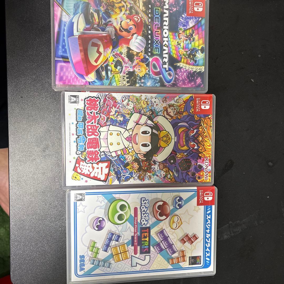 マリオカート8 デラックス・桃太郎電鉄・ぷよぷよテトリス2セット