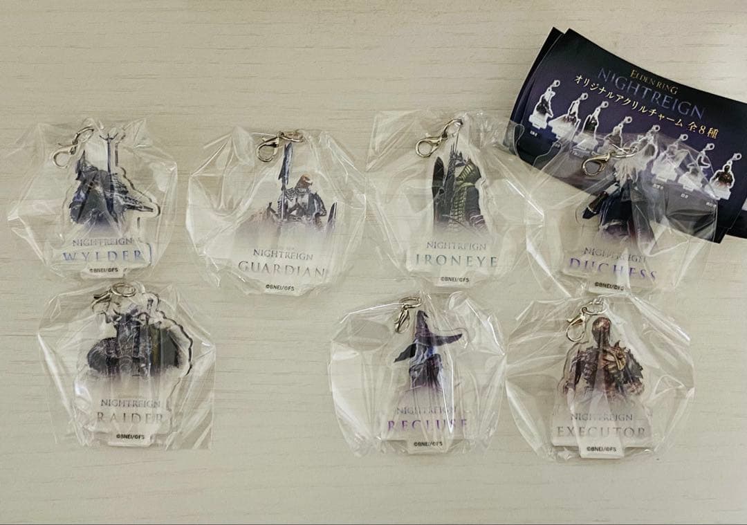 563 エルデンリング ナイトレイン オリジナルアクリルチャーム 7種