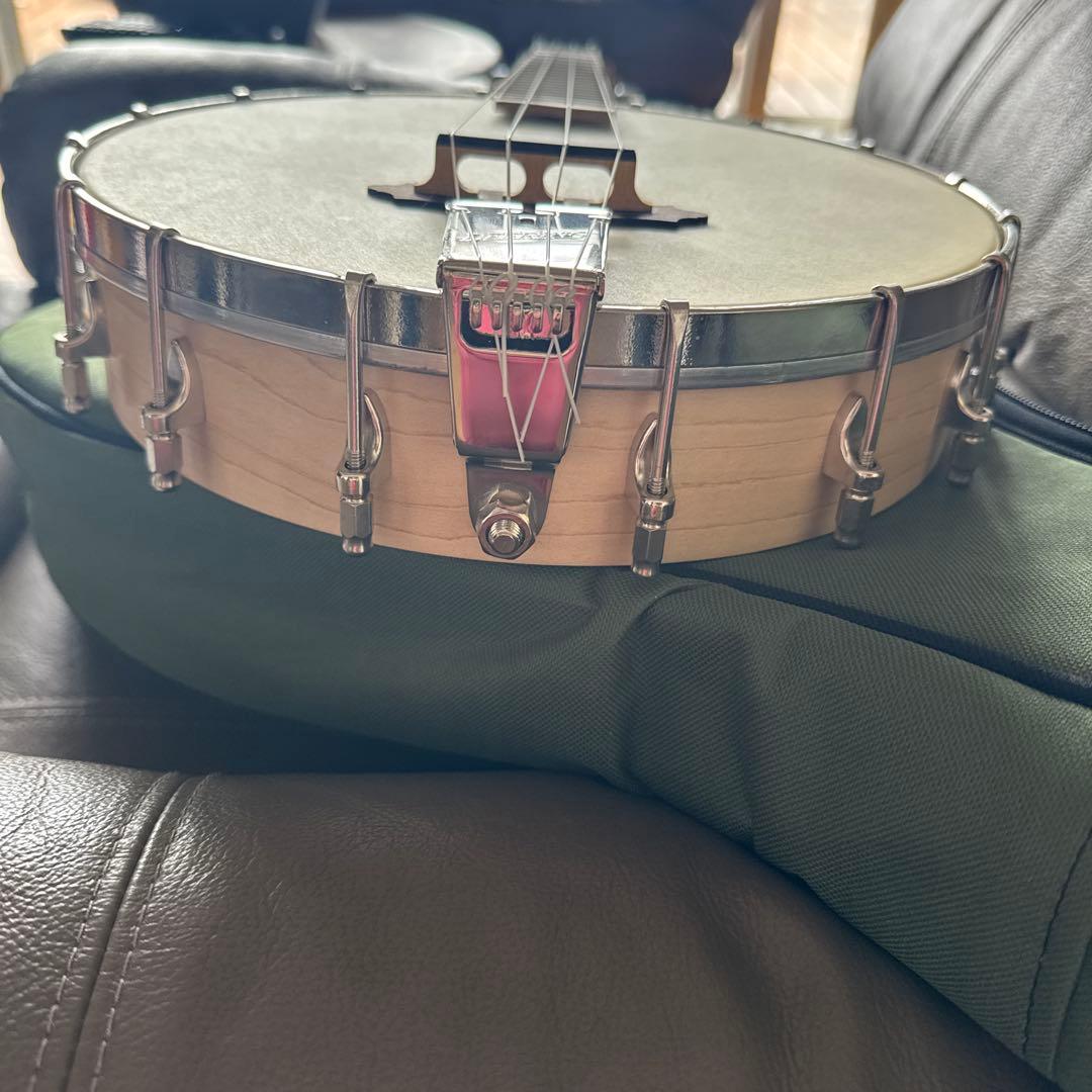 美品　GOODTIME バンジョー ウクレレ木製 USA製