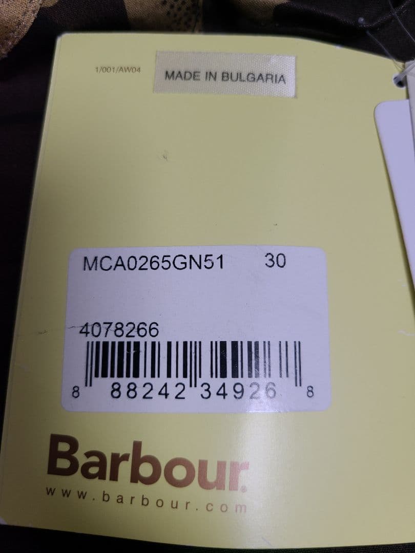 未使用 BARBOUR サイズ30 スペイ SPEY SL ジャケット - メルカリ