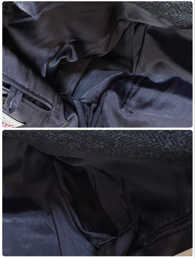 【美品】マーガレットハウエル　ハリスツイード　ヘリンボーン　ステンカラーコート