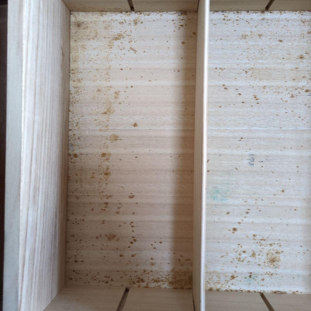 木製シンプルデスク 引き出し2つ付き　勉強机　ヒカリサンデスク