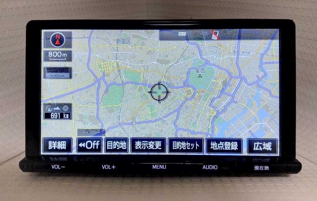 トヨタ純正 9インチ　SDナビ NSZT-Y66T　高精細液晶　フィルムアンテナ