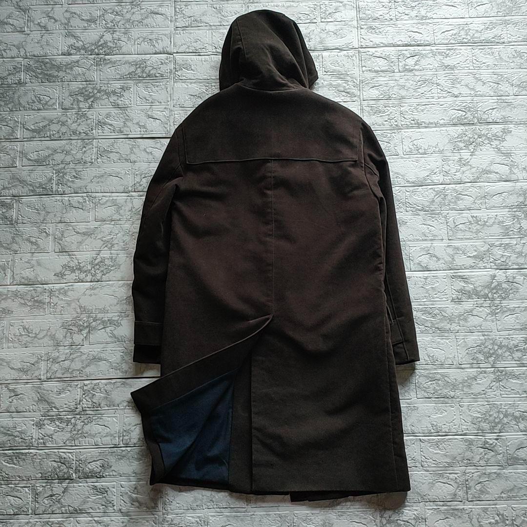 ブルックスブラザーズ モールスキン ダッフルコート ダークブラウン S