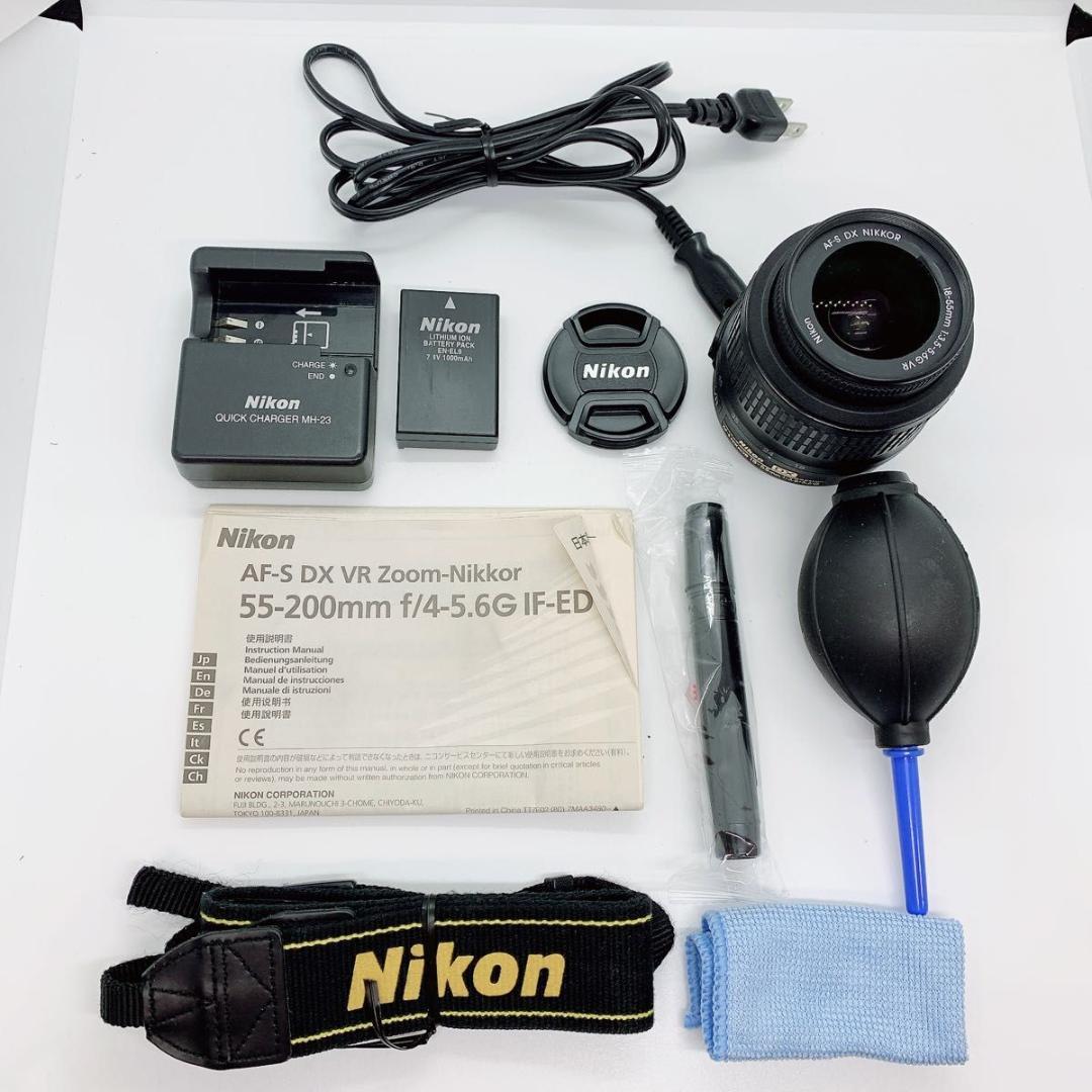 ニコン　デジタル一眼　D60 レンズキット　Nikon カメラ M371