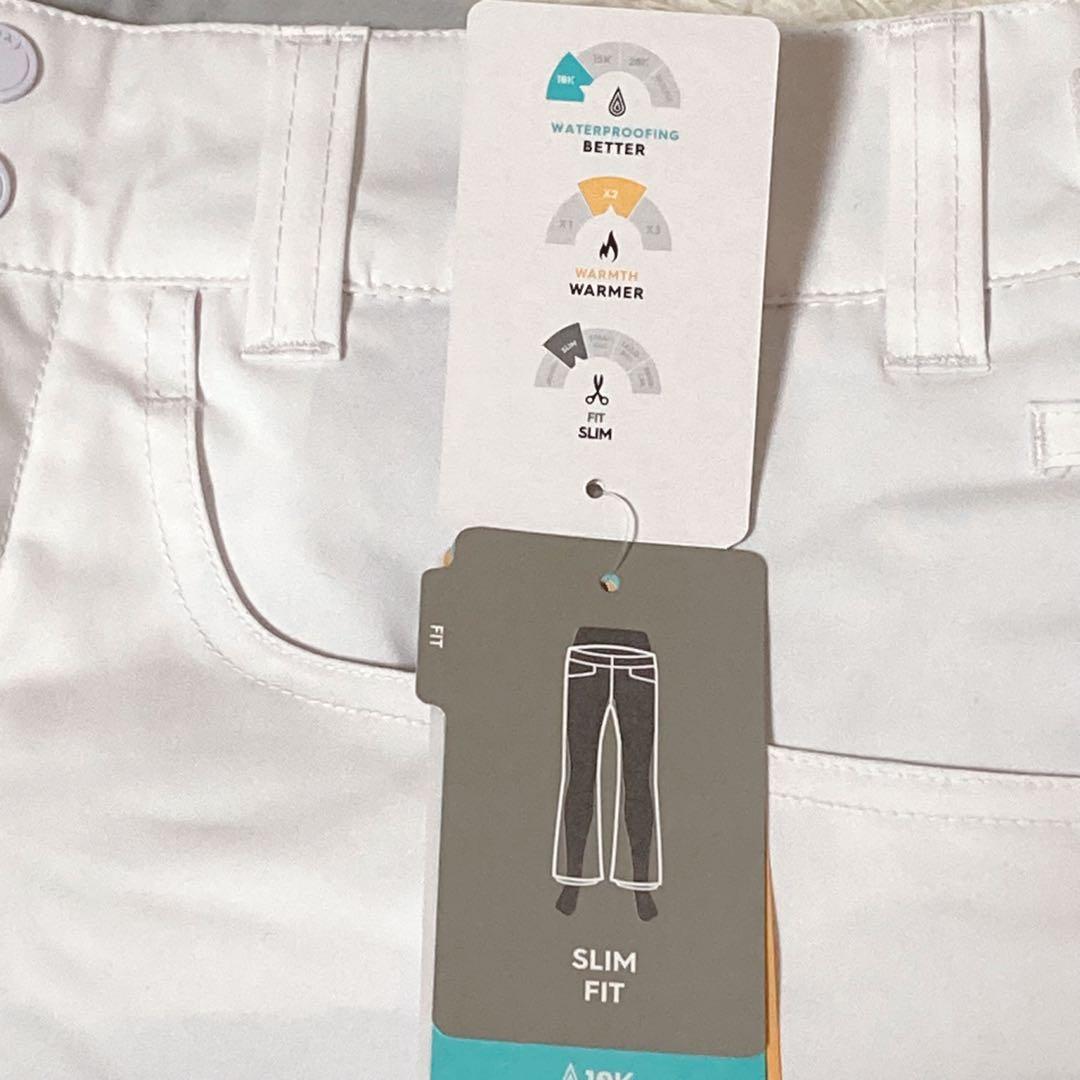ROXY ホワイト スノーボードウェアパンツ Mサイズ未使用レディース