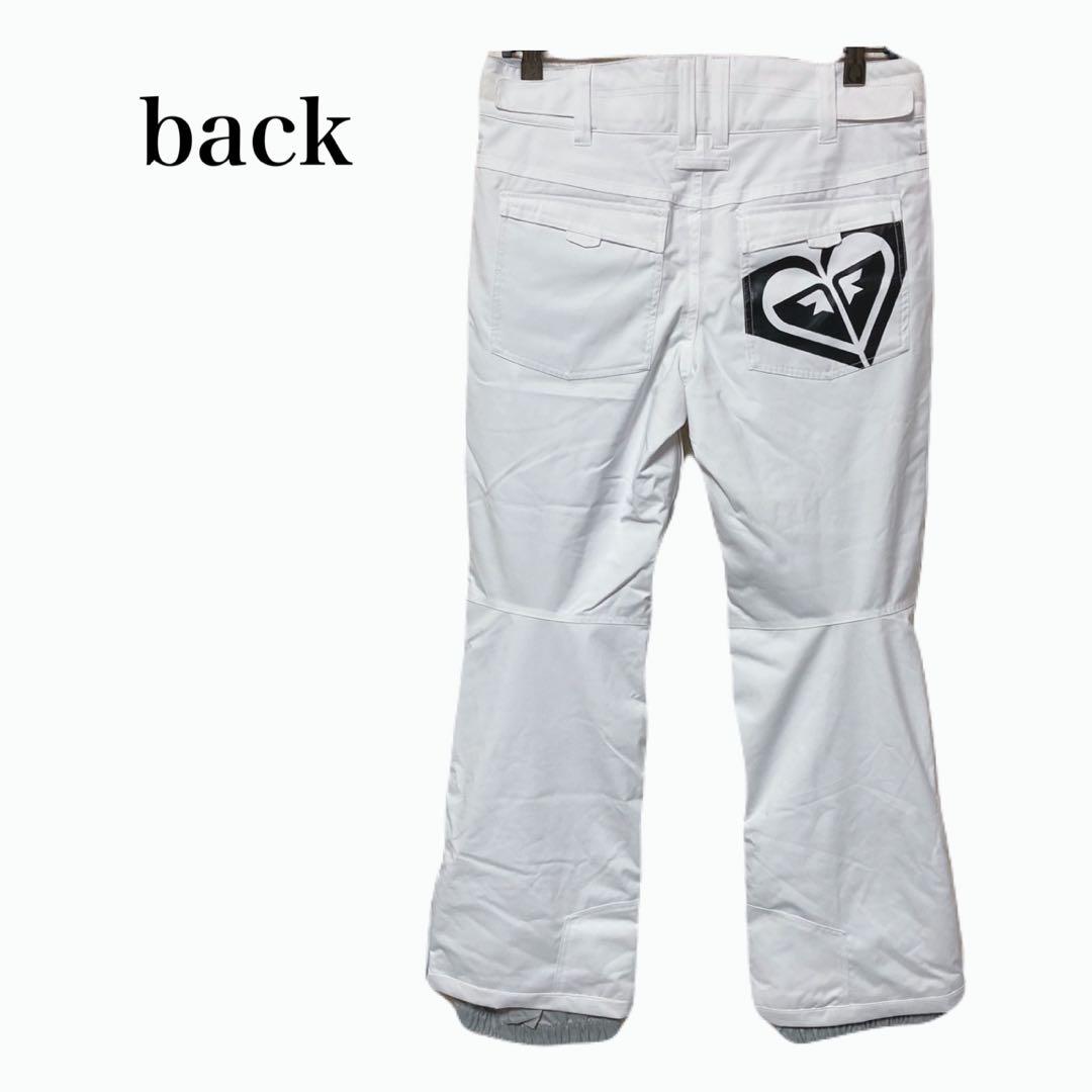 ROXY ホワイト スノーボードウェアパンツ Mサイズ未使用レディース