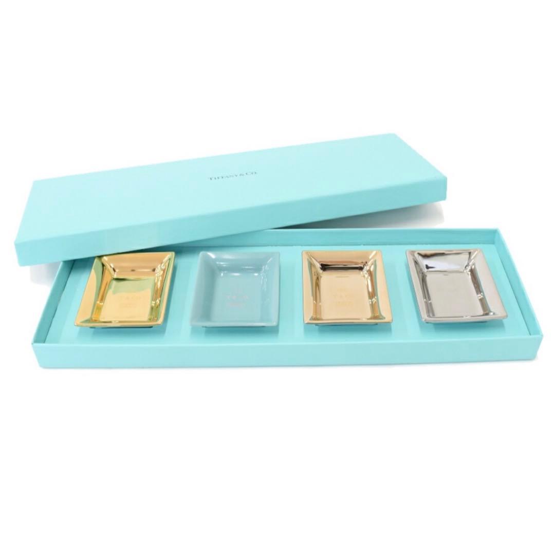 値下げ！ティファニー 小皿セット メタリック ヴィド ポシェ セット