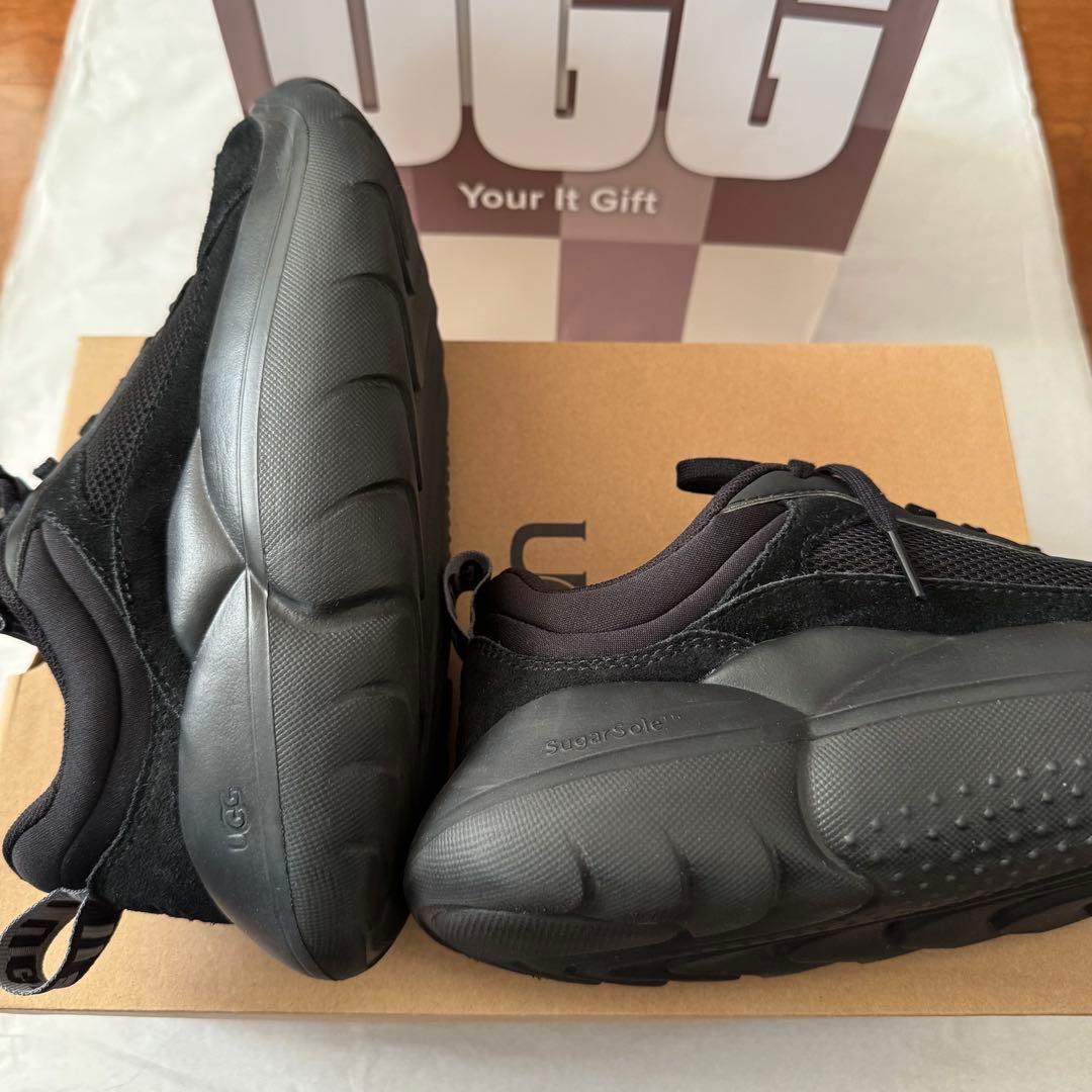値下げ UGG アグ LA CLOUD TRAINER 厚底 スニーカー 黒