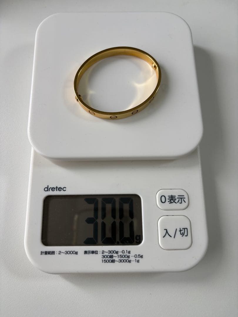 カルティエ　ラブ　ブレスレット　k18 イエローゴールド　クラシックモデル　16