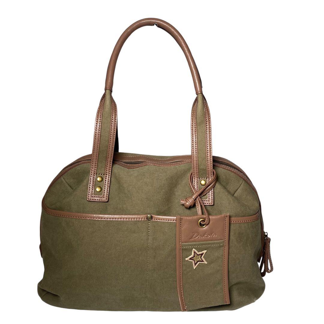 Dakota ダコタ ボイジャー ワッペン ハンドバッグ ボストンバッグ