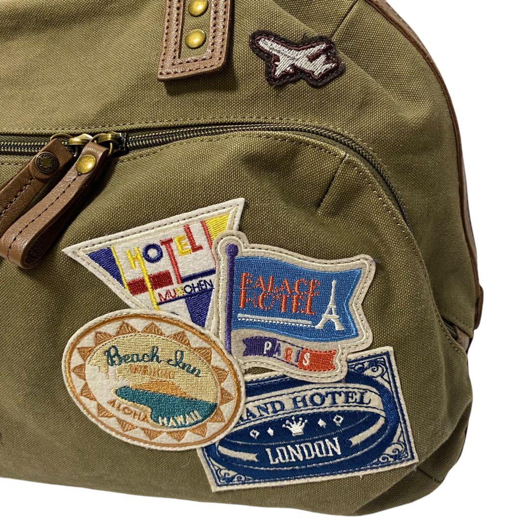 Dakota ダコタ ボイジャー ワッペン ハンドバッグ ボストンバッグ