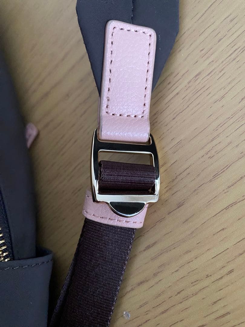 専用⭐︎アニエスベー【人気】ダークブラウン リュック・バックパック ピンクポーチ付