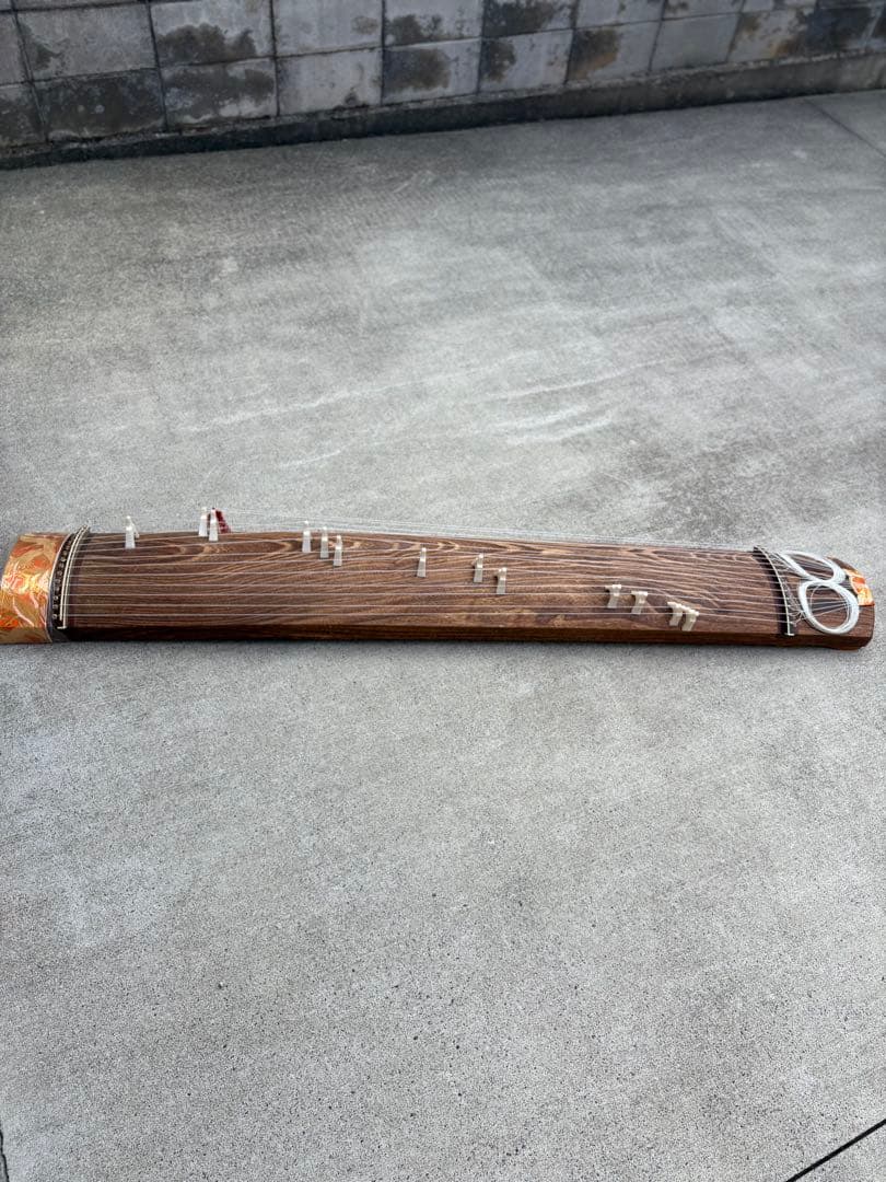 【 琴 / 和楽器 】 弦楽器 伝統琴 レトロ 13弦