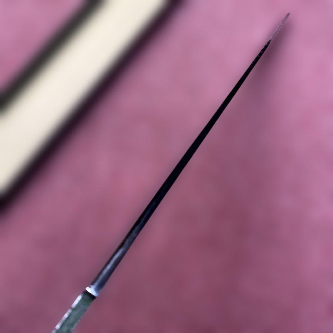 響*様 青二鋼　左用　先丸柳刃包丁300㎜ 尺0寸　柄無し