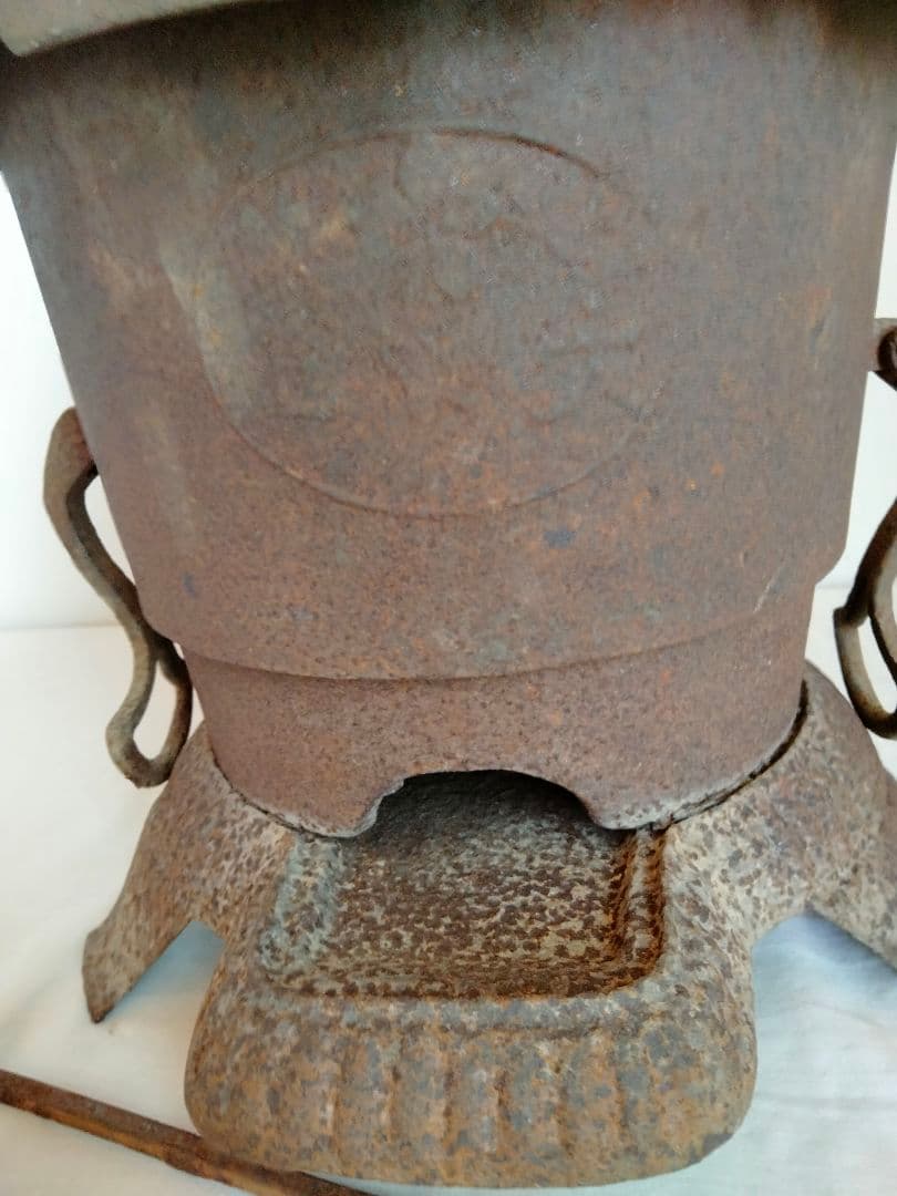 古道具　鉄製　だるまストーブ