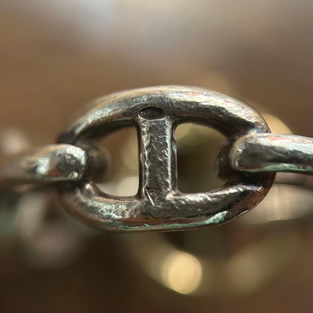 【HERMES】シェーヌダンクル コンビ リング Vintage　※即購入お断り