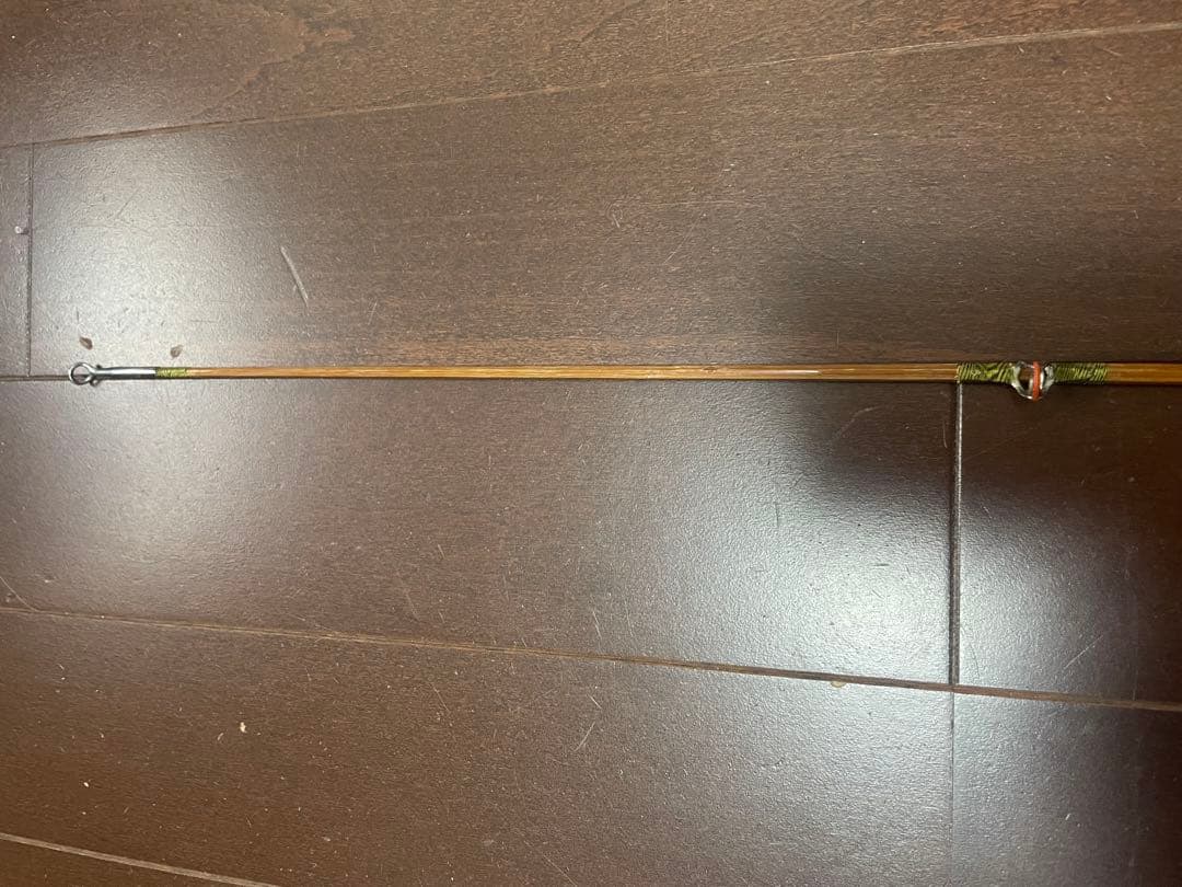 ビンテージ　ルアー、フライ兼用？　バンブー6角ロッド