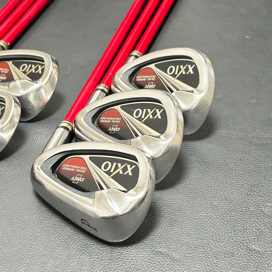 ゼクシオ8 アイアンセット 6本 レッド MP-800 SR