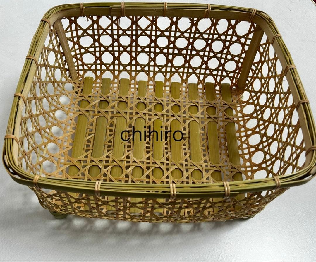 水切り竹かご 椀かご（新品未使用）直径横約32センチ縦約27