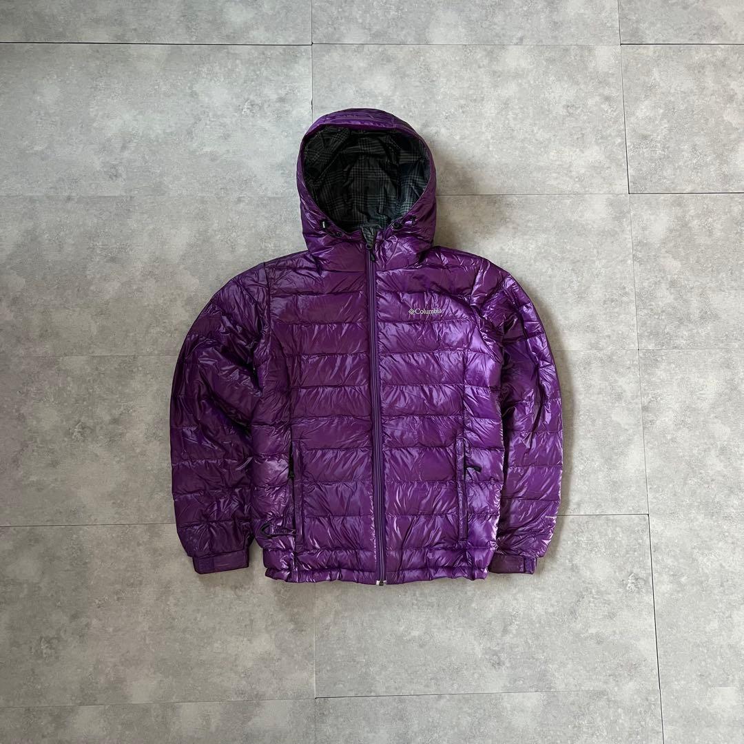 大人気❗️】極暖！columbia マウンテンパーカー ダウン パープル M