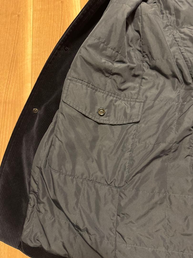 PALTO ネイビー コーデュロイ チェスターコート48サイズ