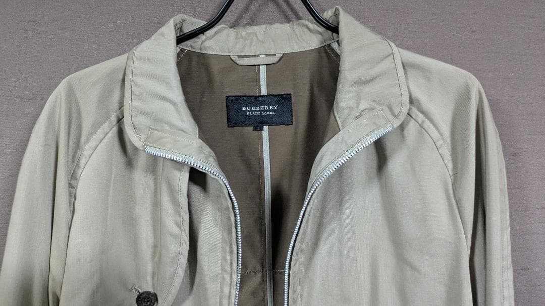 BURBERRY BLACK LABEL ベージュコート Lサイズ