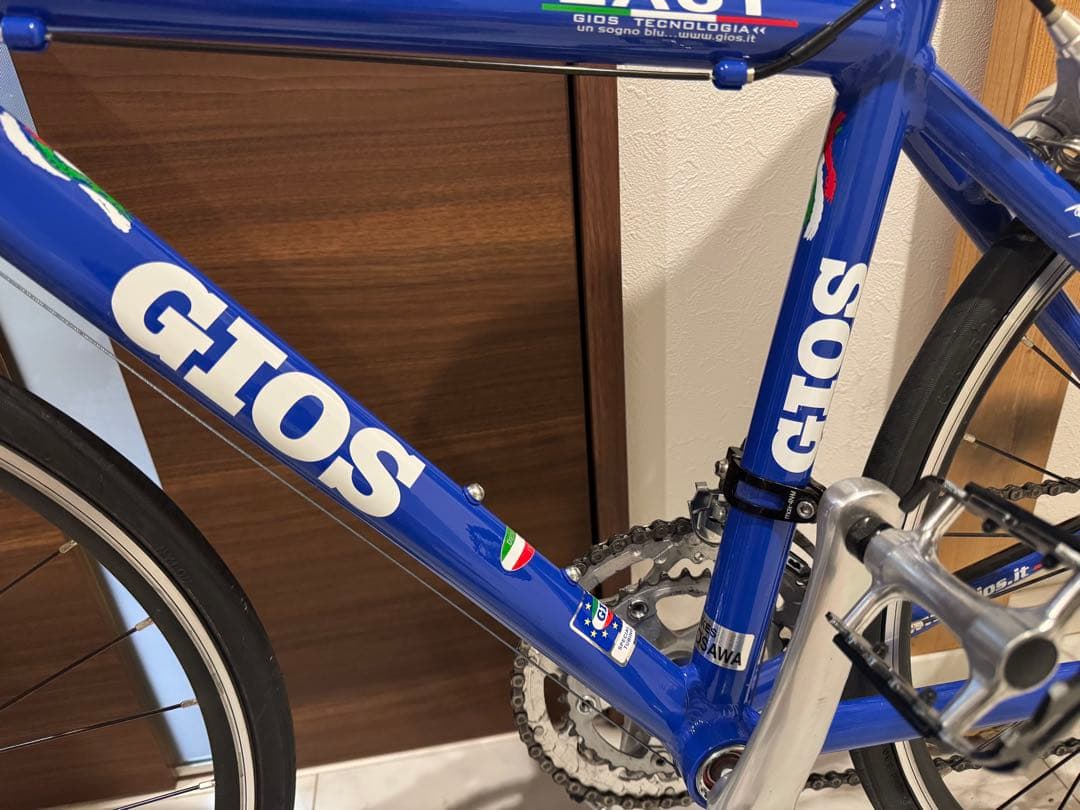 GIOS EASY ロードバイク 青24inchジュニアロード名古屋でもOK - メルカリ