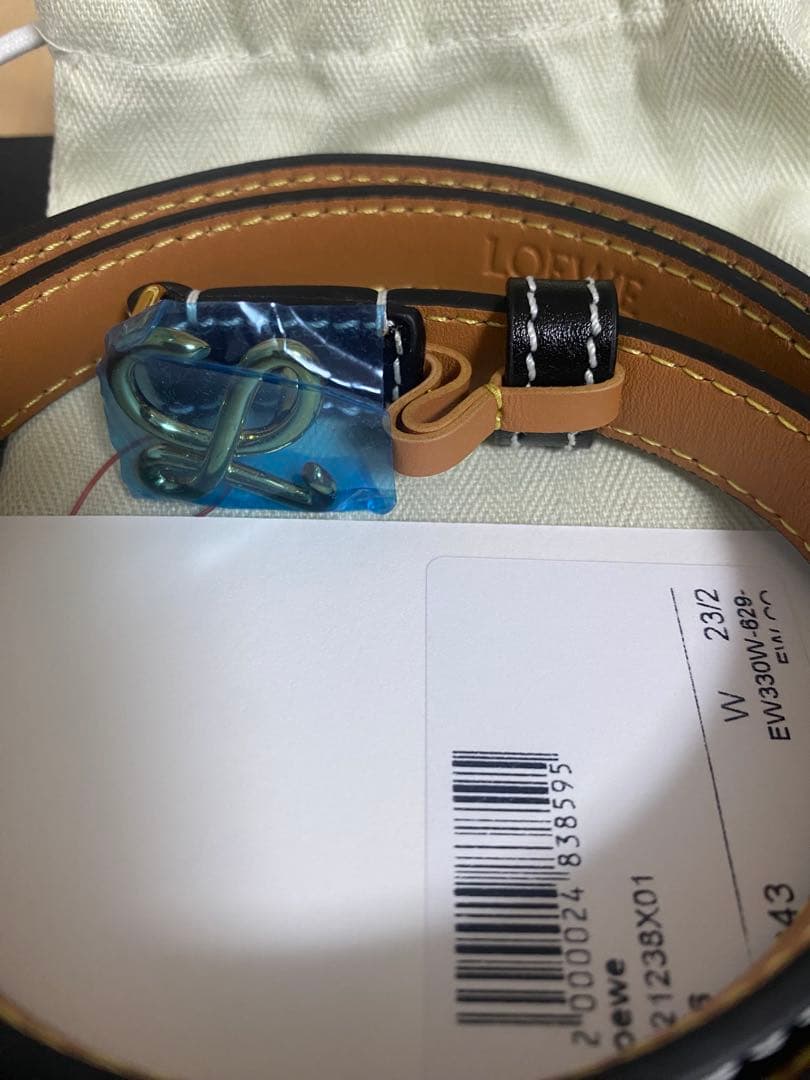a LOEWE Lモノグラムバックルベルト