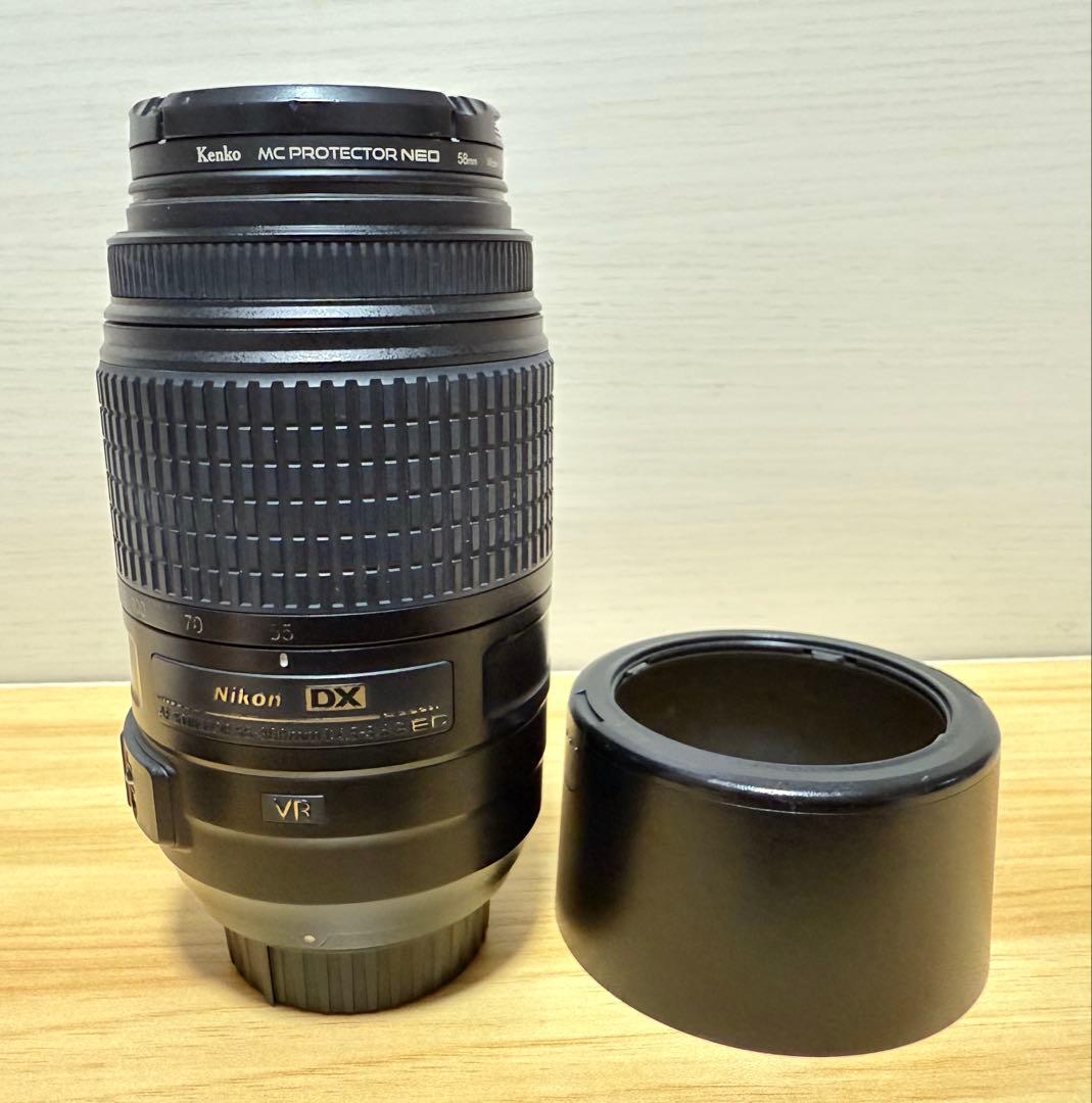 [動作良好]Nikon ニコン DX 55-300mm VR 望遠ズームレンズ