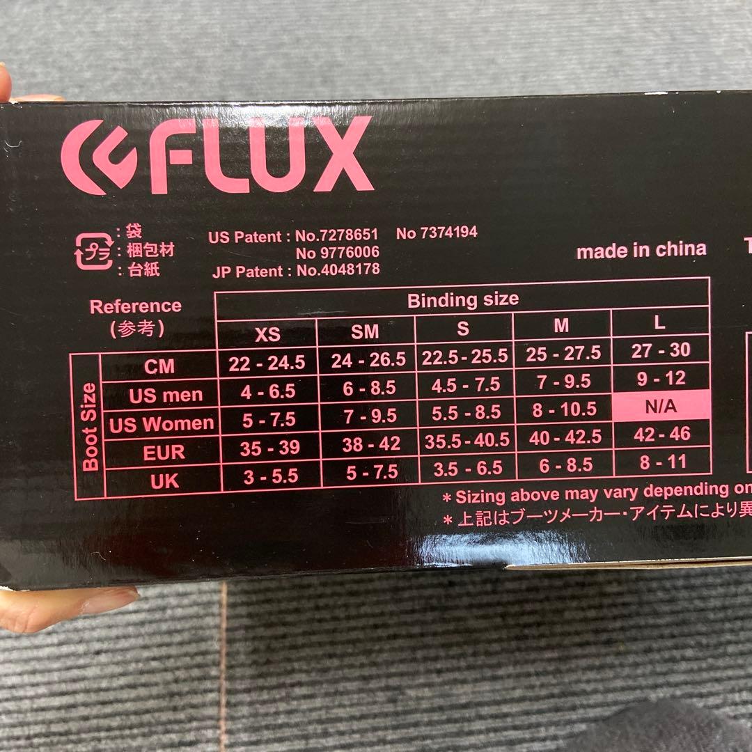 新品・未使用⭐️FLUX DSW ビンディング ネオンオレンジ　M