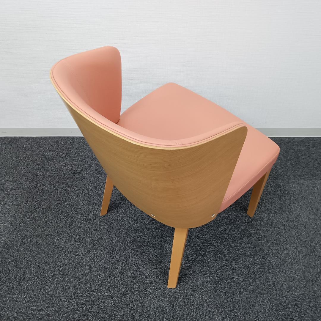 ★CRES／クレス★ZENON／ゼノン★ダイニングチェア★2脚セット★ピンク系★