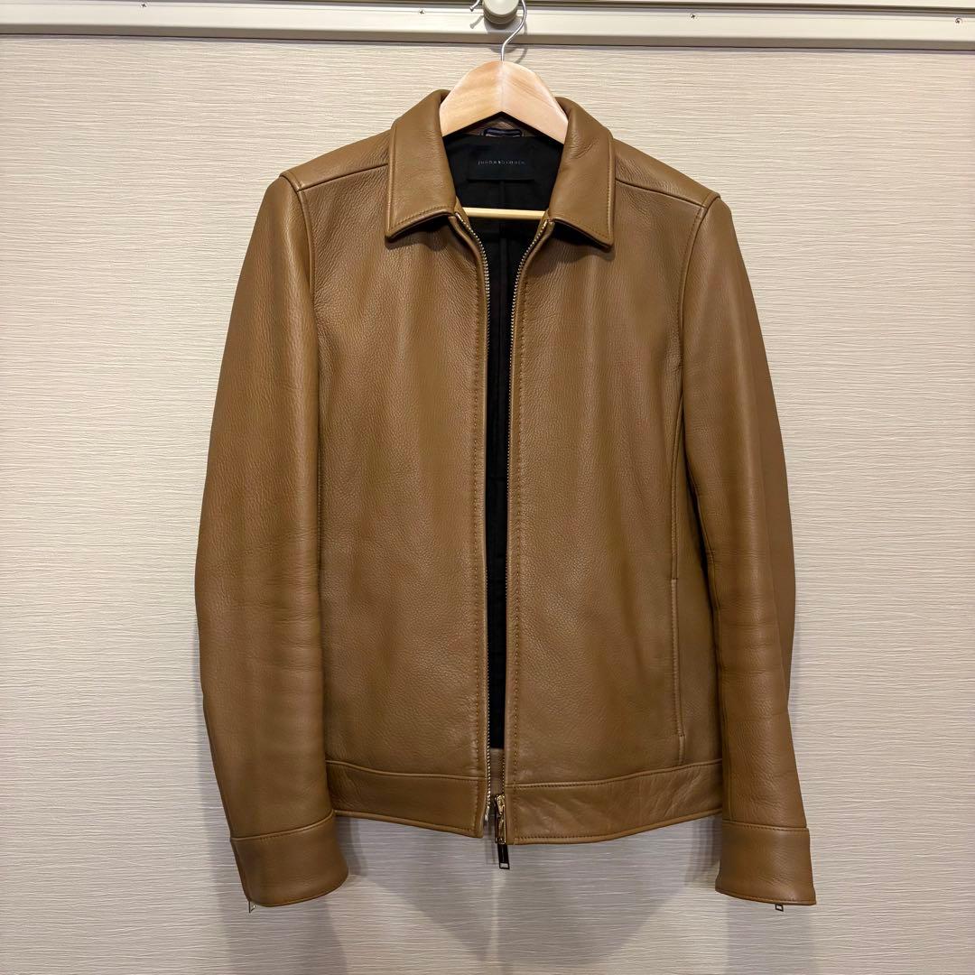 junhashimoto ZIP LEATHER SHIRTS ディアスキン