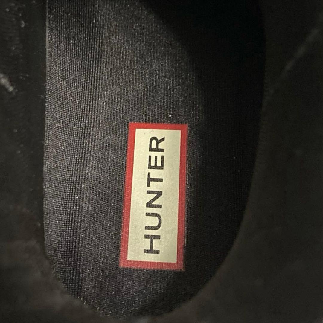 ✨未使用級✨HUNTER リファインドステッチ チェルシーブーツ◇サイドゴア 黒