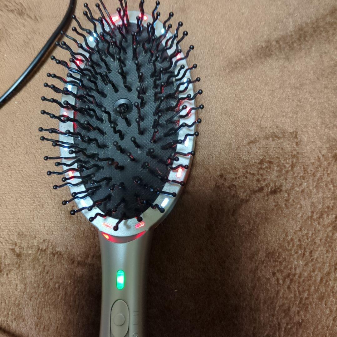 ファイテン　ＹＵＫＯ LEDヘアブラシ　数回使用美品　箱充電器保証書付