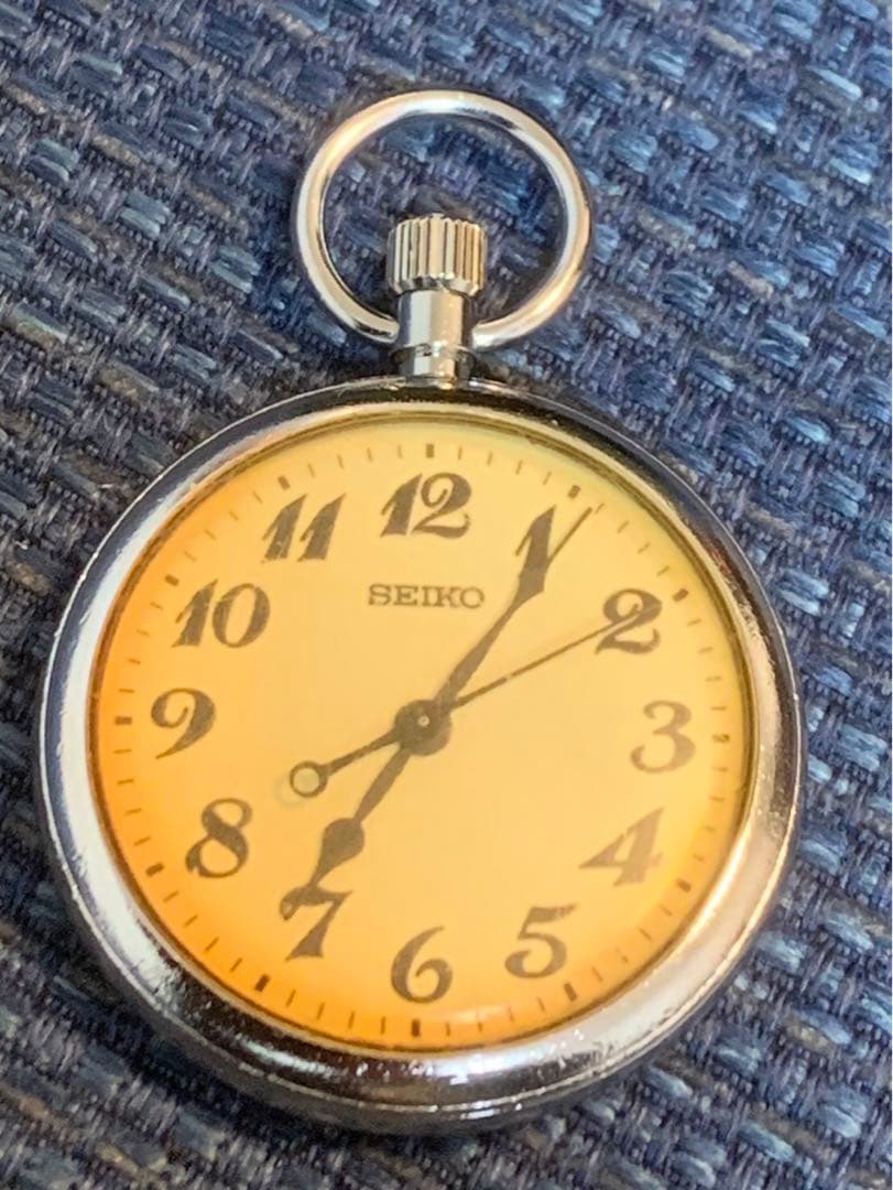 H*o様 JR西日本 運転士懐中時計 SEIKO ルミブライト 蓄光 鉄道部品