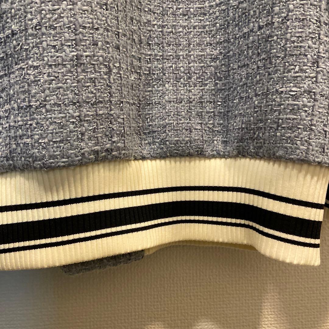 FURFUR ファーファ バイカラーツイードスタジャン