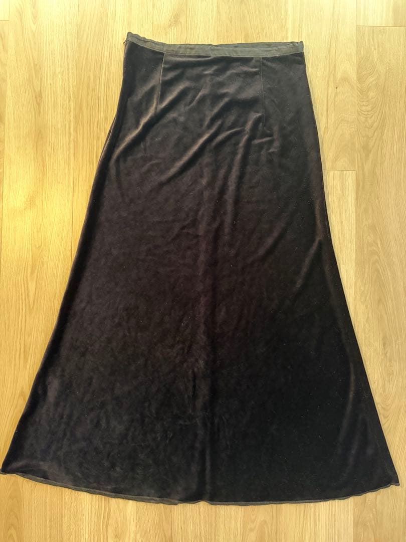 nowos ベロアスカート