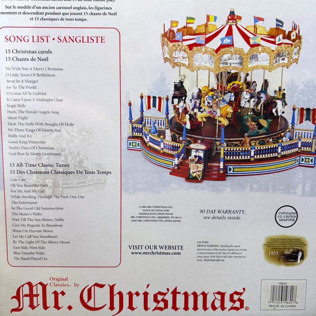 【レア】ミスタークリスマス★メリーゴーランド★オルゴール★カルーセル