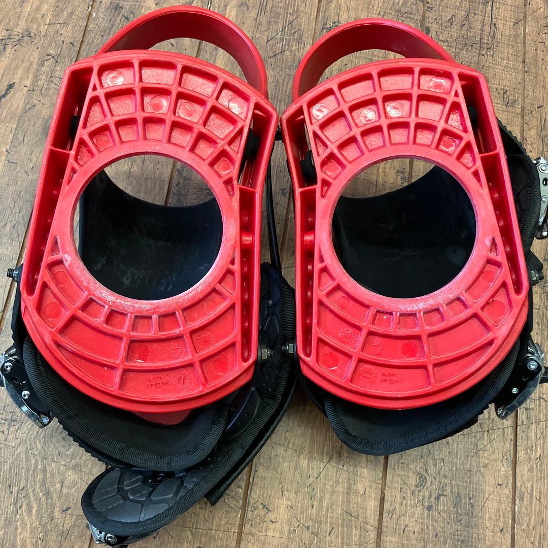 バートン BURTON バインティング スノーボード ビンディング 赤黒