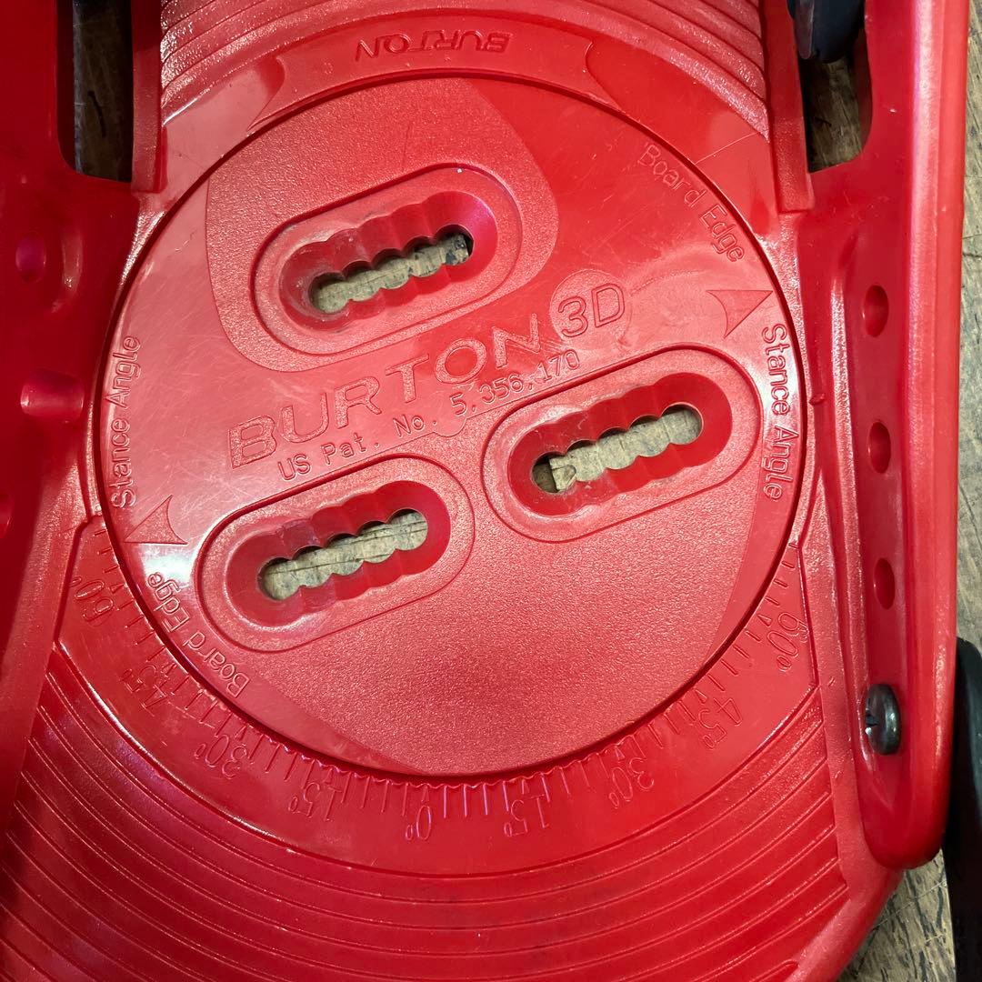 バートン BURTON バインティング スノーボード ビンディング 赤黒