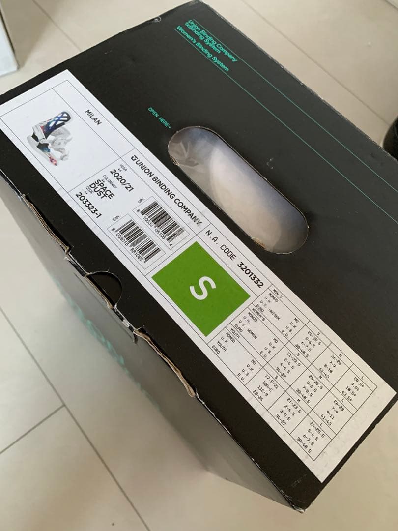 終末限定値下げ　ビンディング Union Milan Womens S