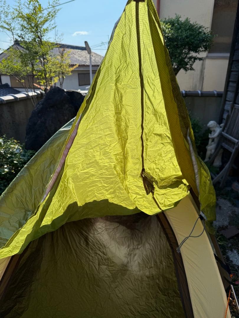 未使用•良質なドーム型テント エアライズ2 ベージュ　2-3人用（57200円）