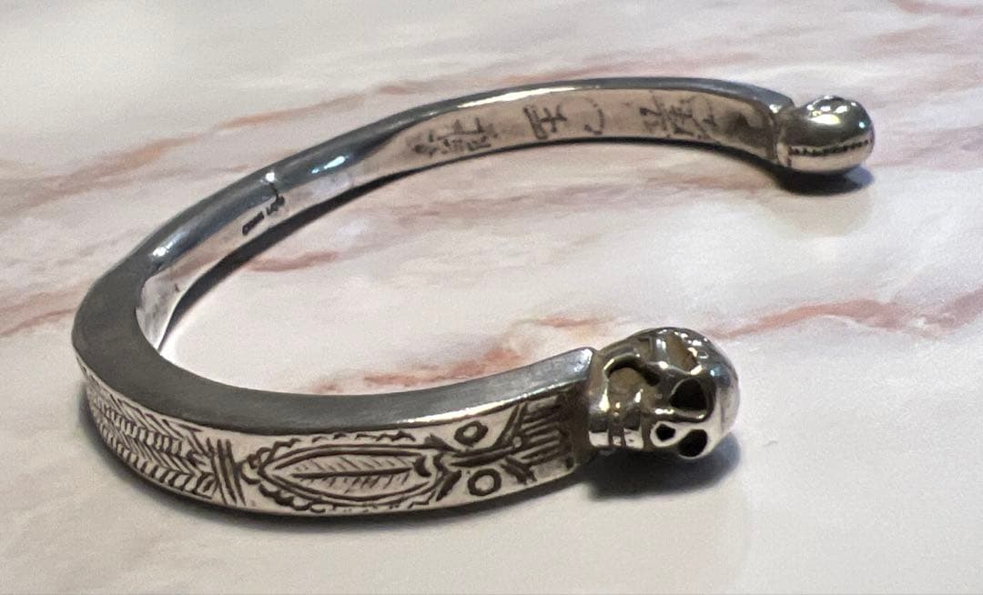 Chan Luu チャンルー Sterling バングル スカル 骸骨 希少